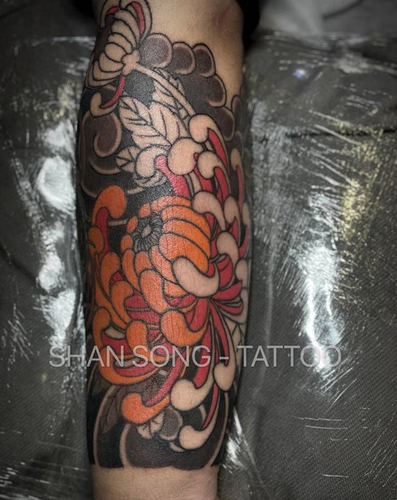 包小臂纹身图片_手部手臂老传统纹身图案