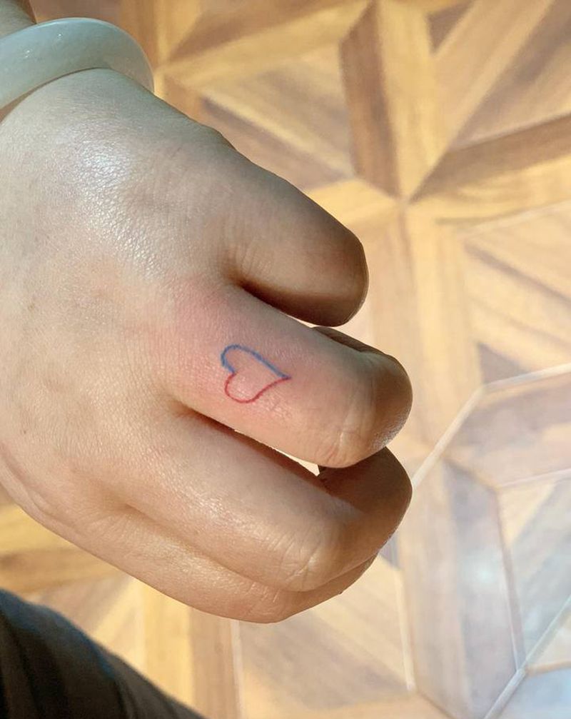 小清新纹身图片_手部纹身图案