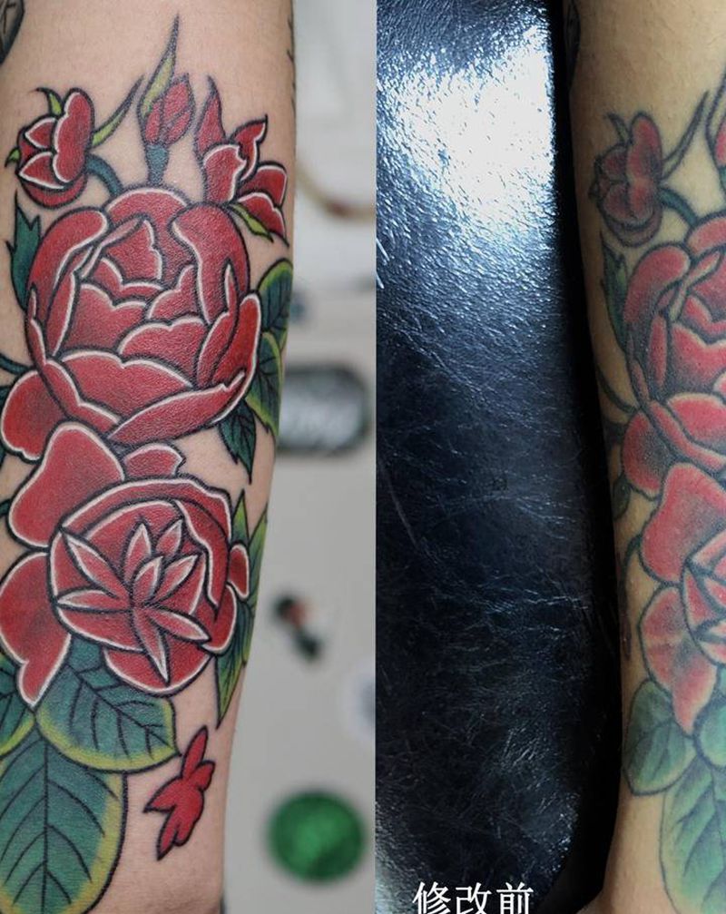 修改纹身图片_手臂Old School