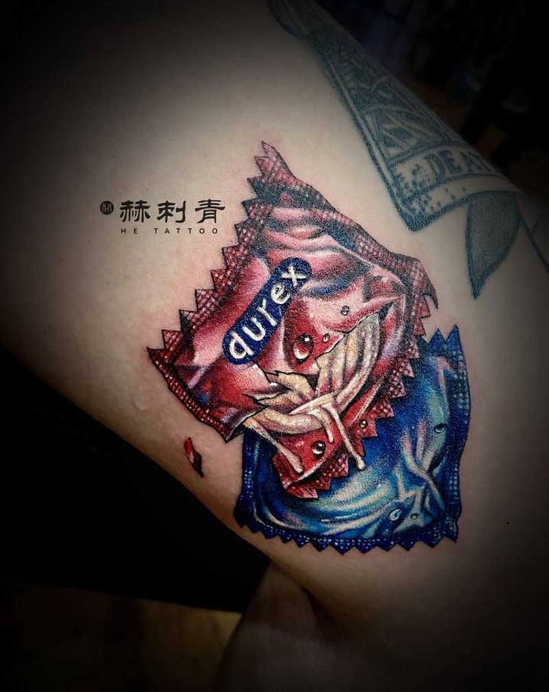 杜蕾斯纹身图片_欧美写实纹身图案