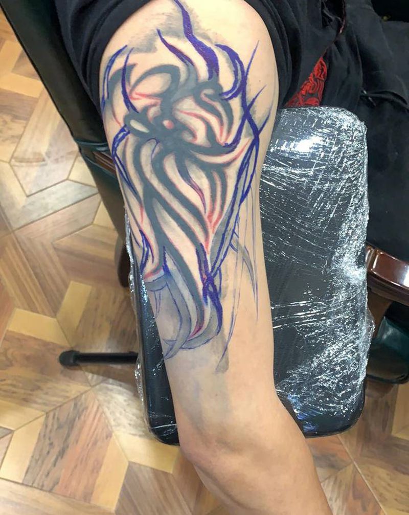 修改图腾纹身图片_手臂纹身图案