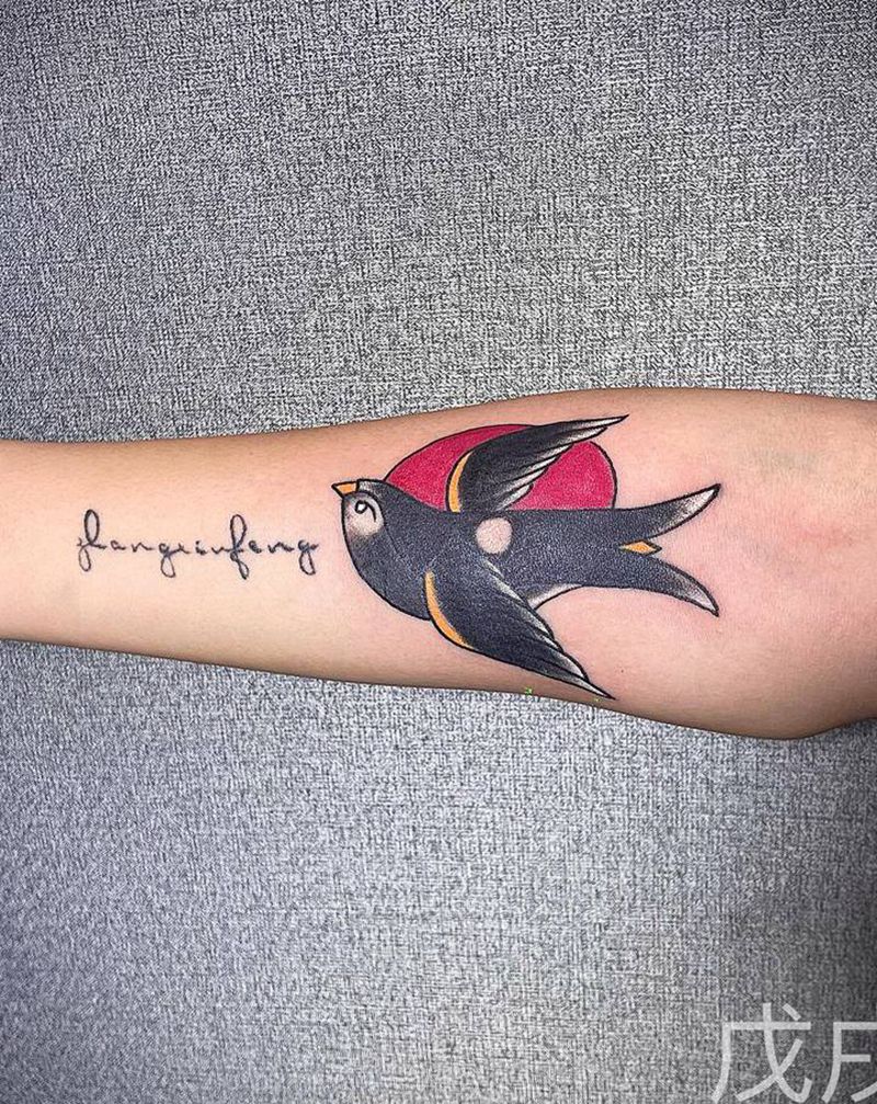 遮盖小图纹身图片_手部Old School纹身图案