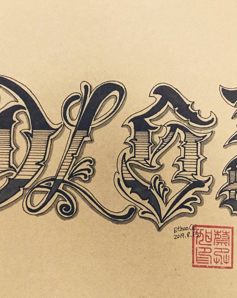 奇卡诺纹身图片_图腾纹身图案