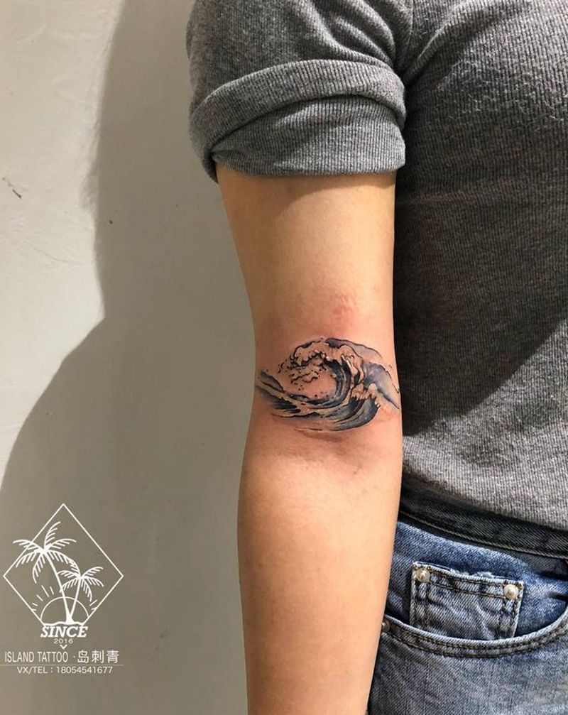 疤痕遮盖纹身图片_手臂纹身图案