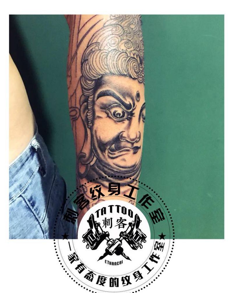 一念之间（未完成）纹身图片_手臂纹身图案