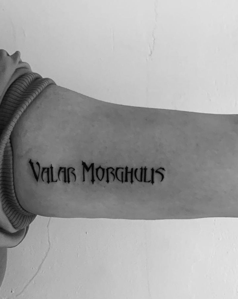 英文纹身纹身图片_手臂纹身图案