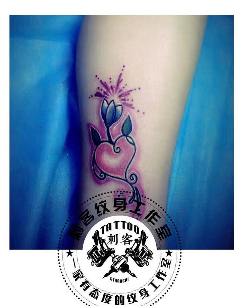 遮盖纹身图片_腿部纹身图案