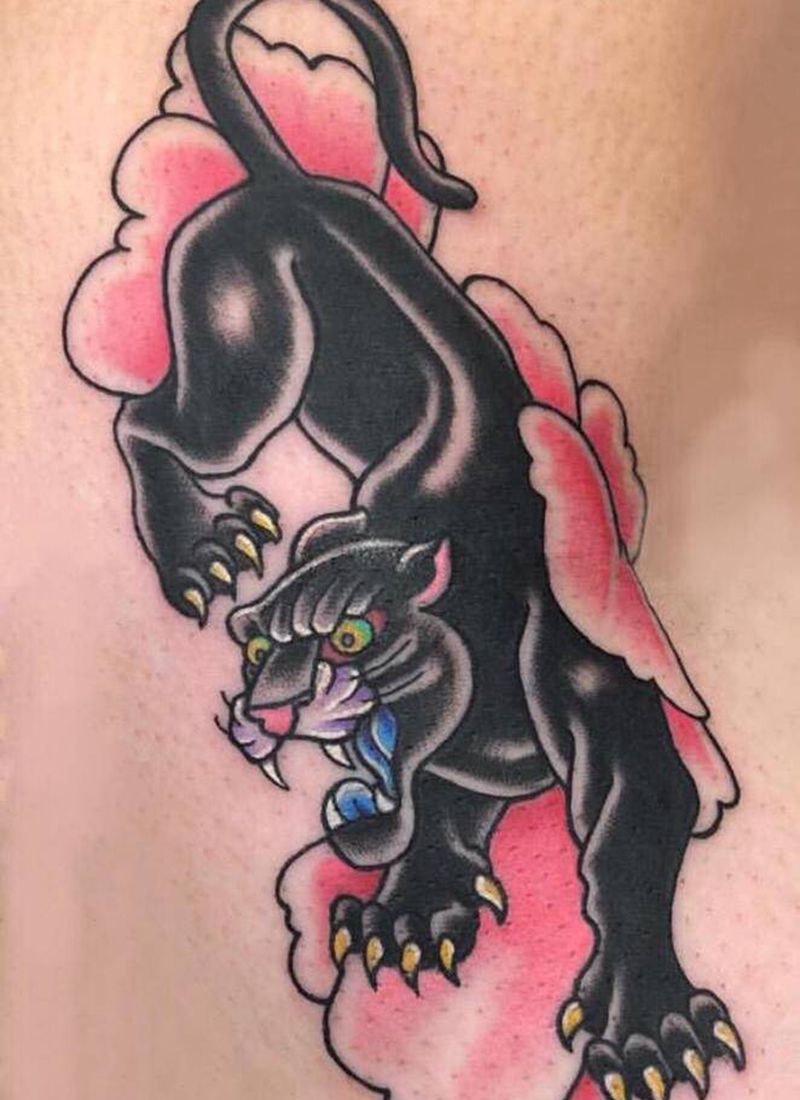 遮盖纹身图片_New School纹身图案