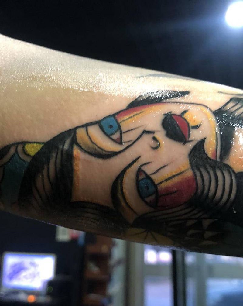 School纹身图片_手臂纹身图案