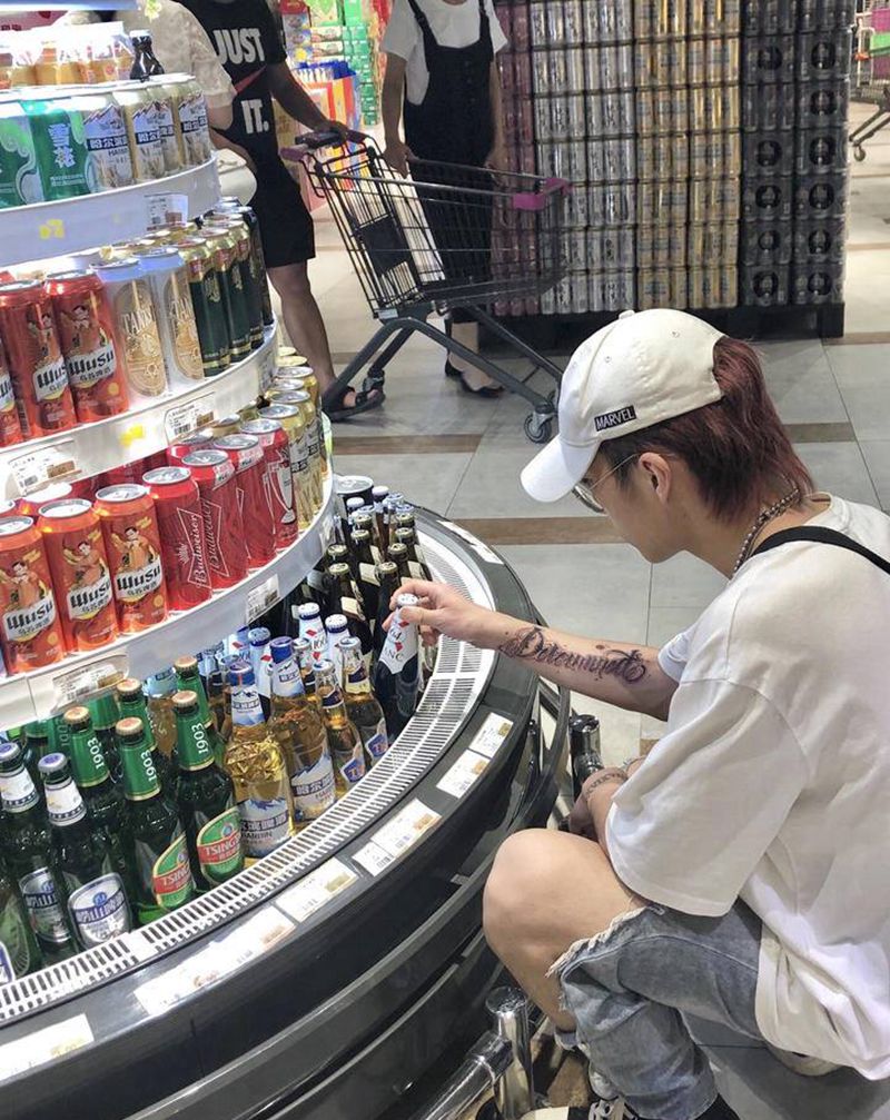 花体字纹身图片_手臂纹身图案