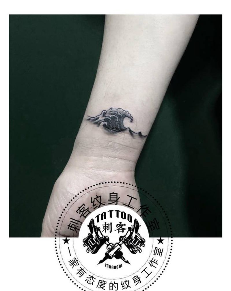 疤痕遮盖纹身图片_点刺纹身图案