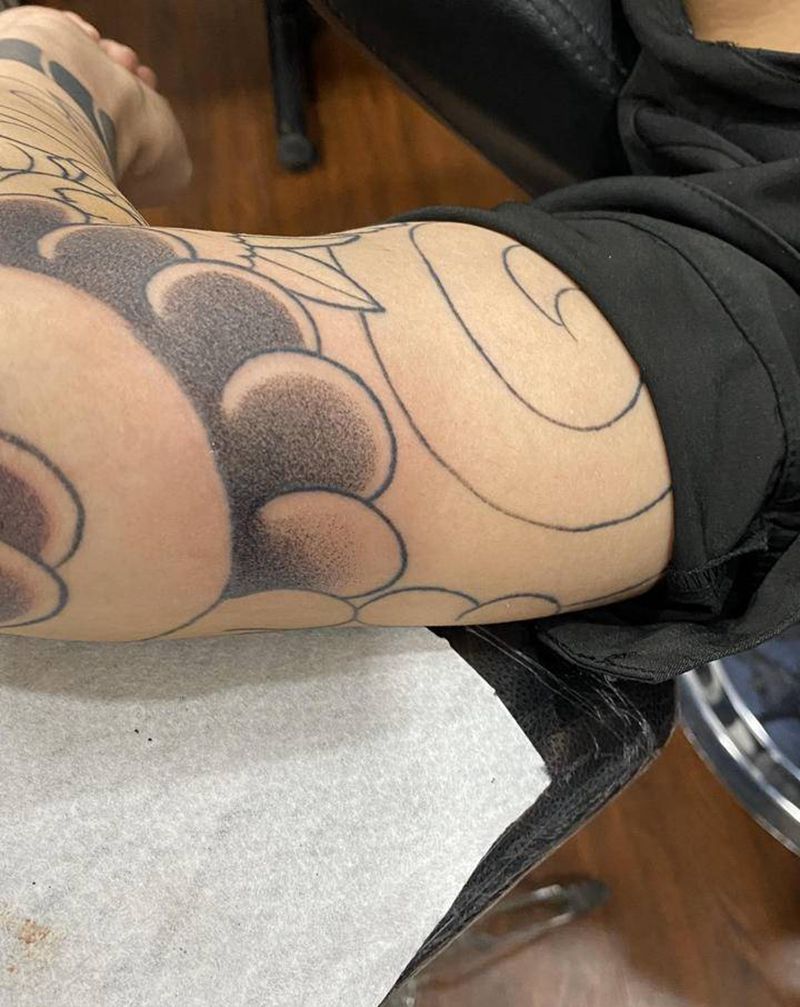 圆3纹身图片_手臂纹身图案