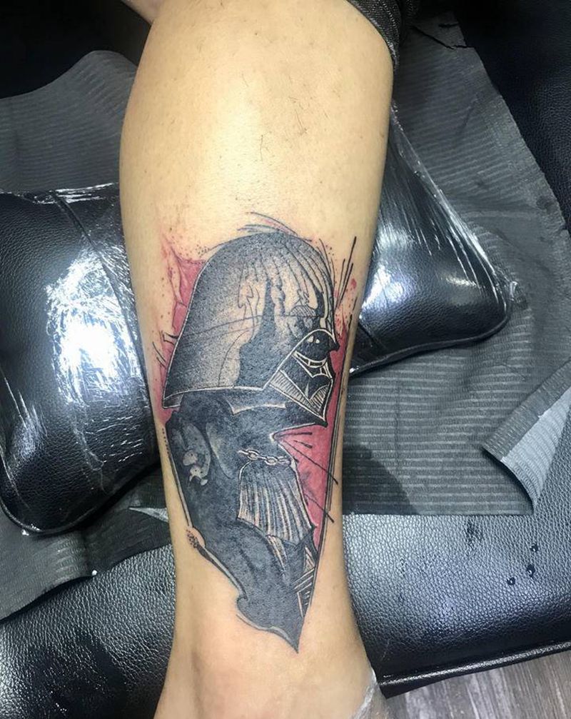 遮盖纹身图片_腿部纹身图案