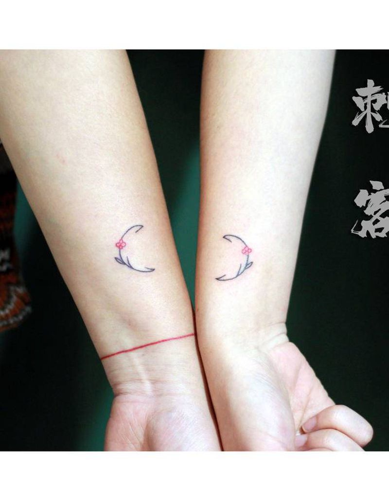 闺蜜纹身图片_手臂纹身图案