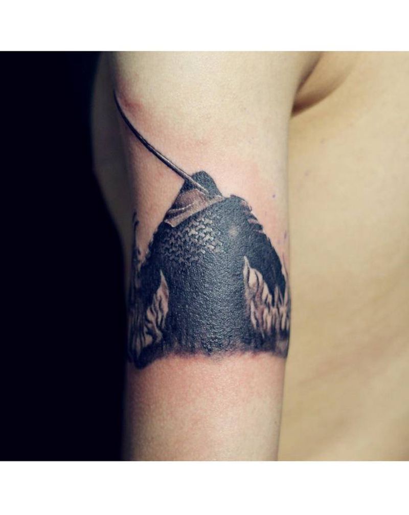 一生所爱纹身图片_手臂纹身图案