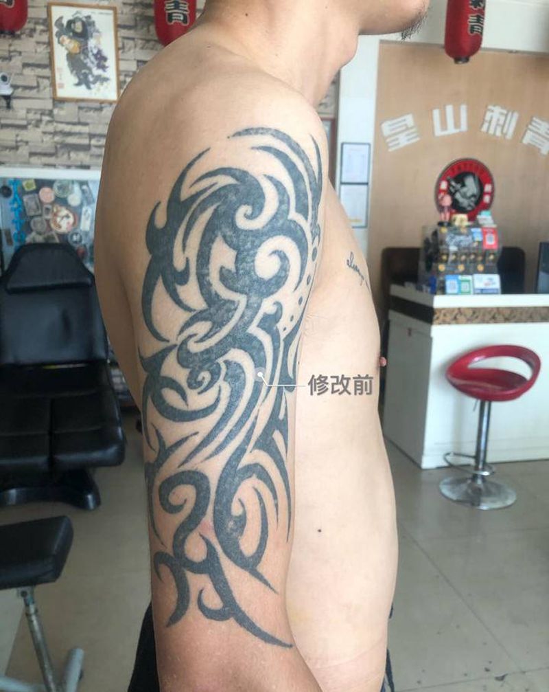 图腾修改纹身图片_手臂图腾修改纹身图案