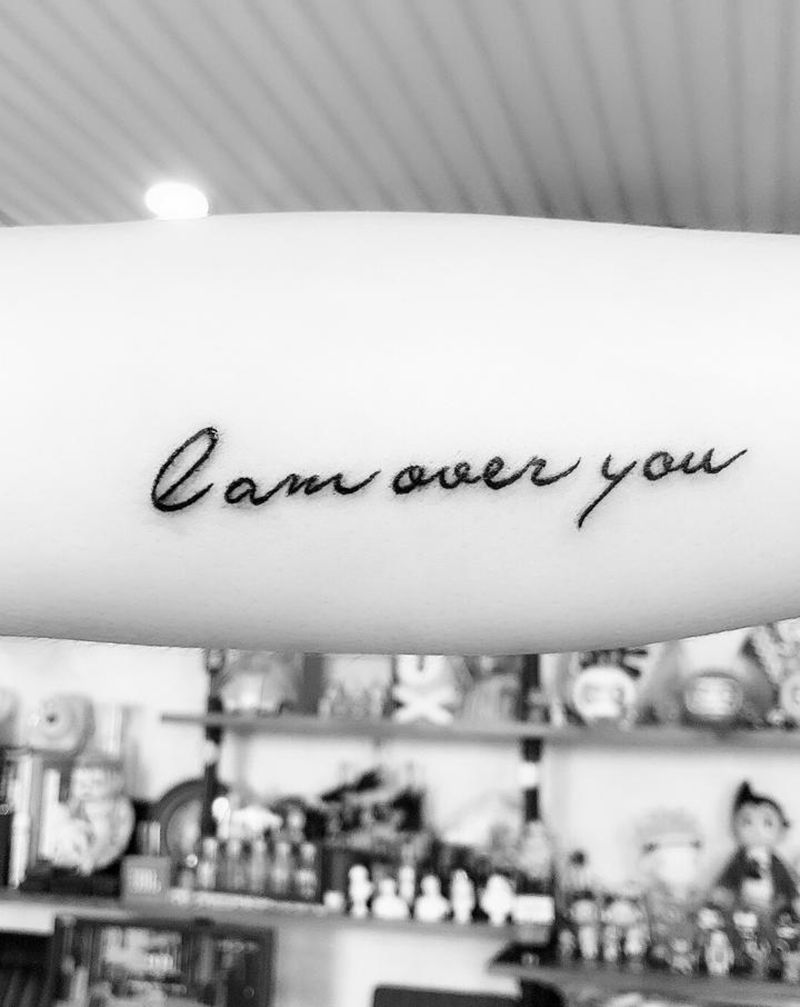 字母纹身图片_手臂纹身图案