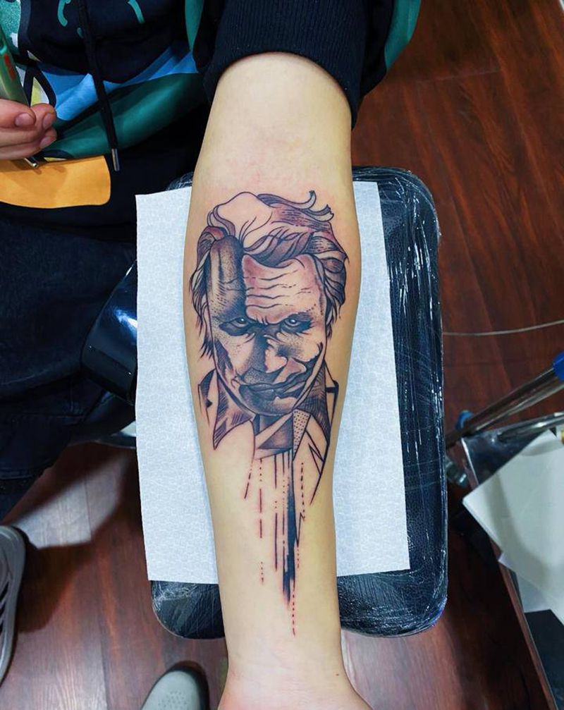 杰克纹身图片_手臂纹身图案