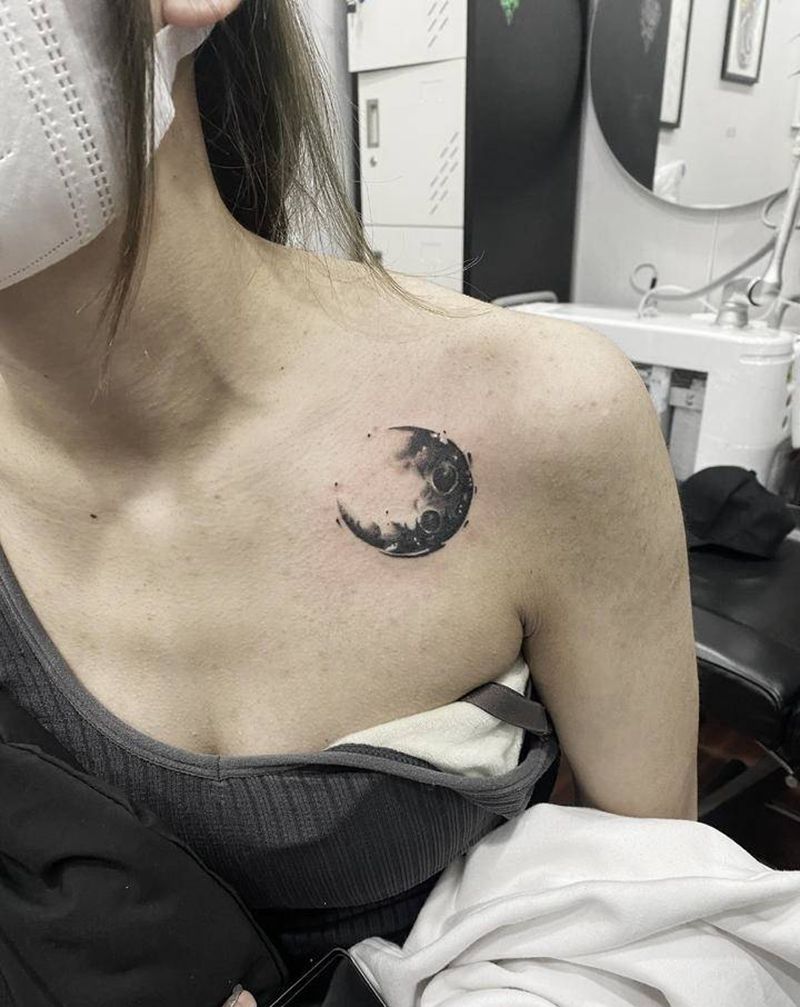 盖个字纹身图片_肩部纹身图案