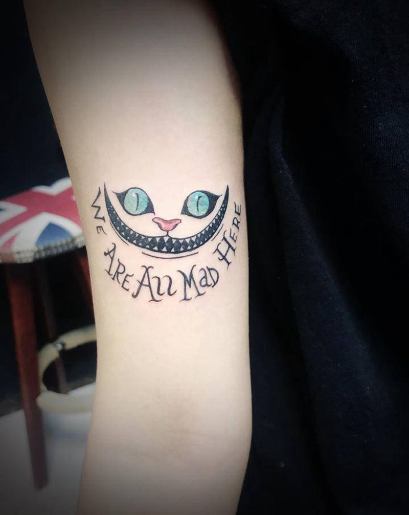 猫纹身图片_手臂纹身图案