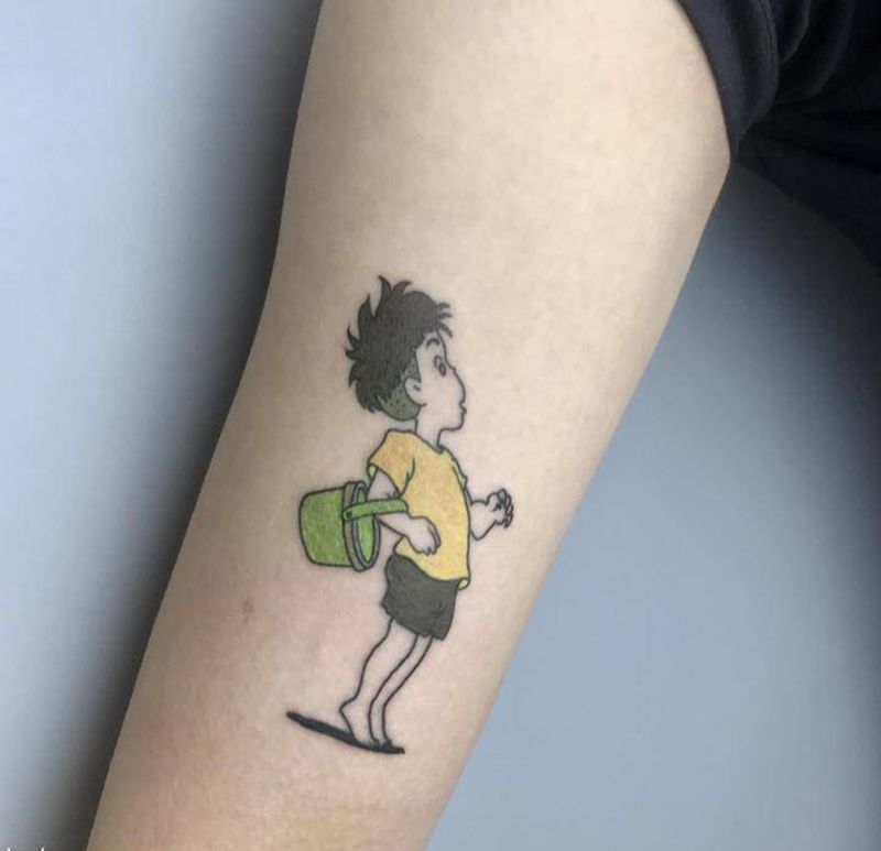 宗介纹身图片_手臂New School纹身图案