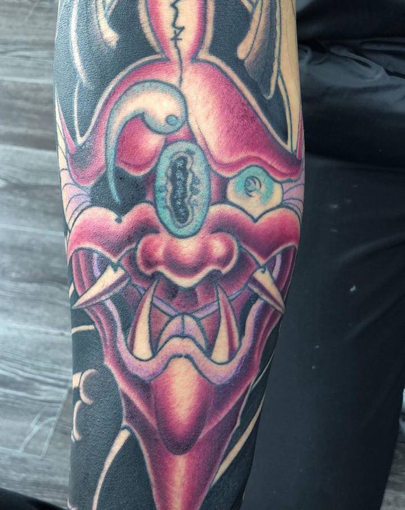 班诺纹身图片_新传统纹身图案