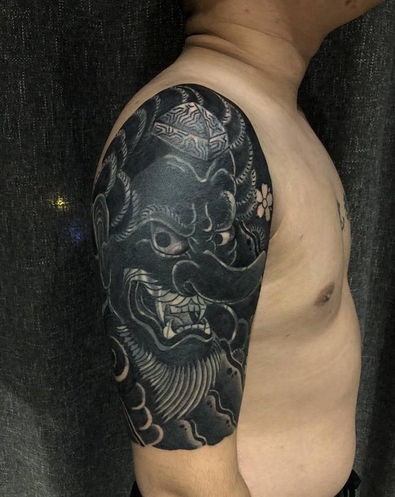 暴力遮盖纹身图片_手臂纹身图案