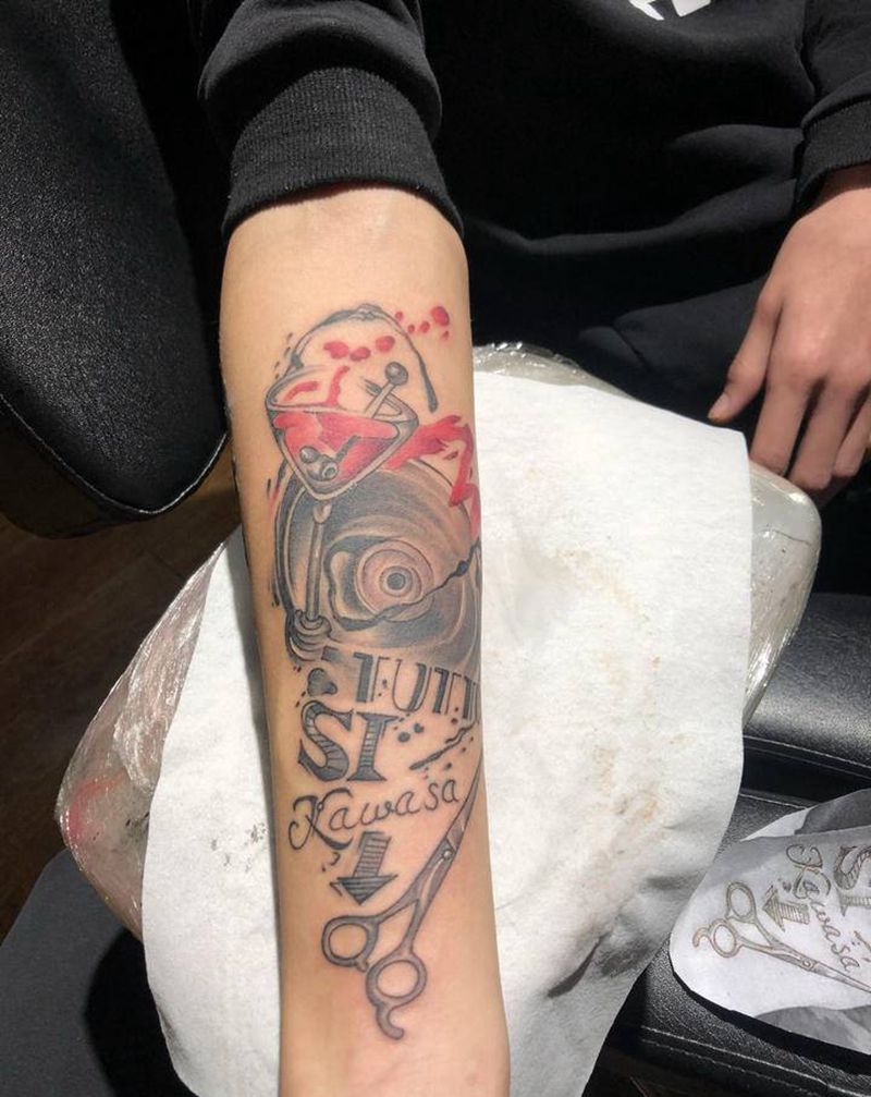 客人自带图案纹身图片_手臂纹身图案