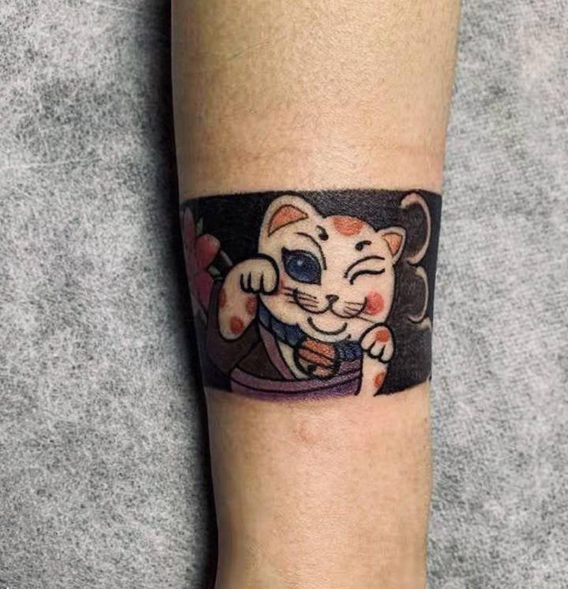 遮盖作品纹身图片_手臂老传统纹身图案