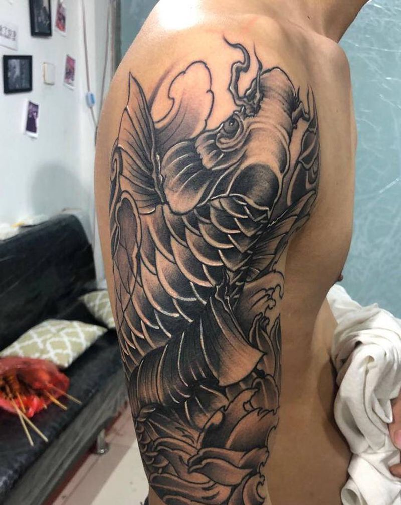 传统作品补发纹身图片_老传统纹身图案