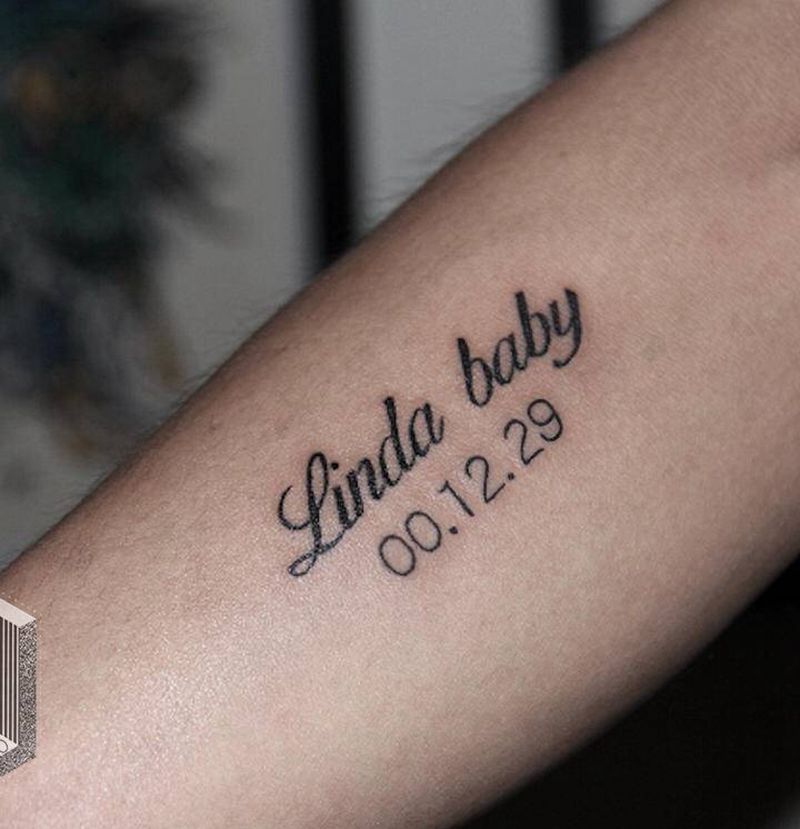 英文小字母纹身图片_手臂纹身图案