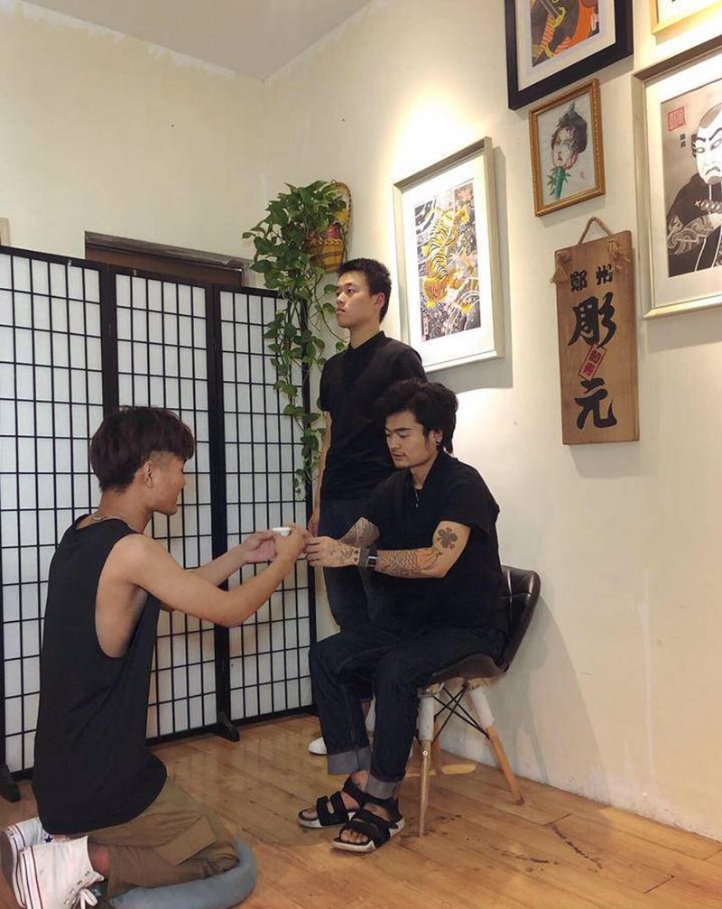 收徒仪式纹身图片_老传统纹身图案