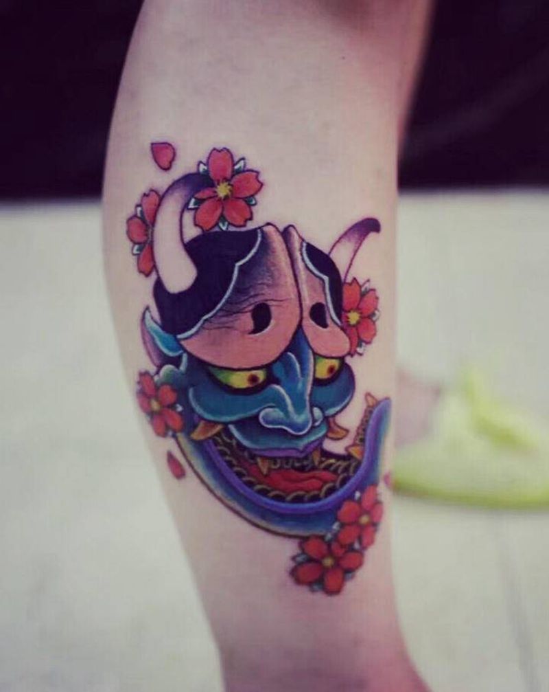 般若纹身图片_老传统纹身图案