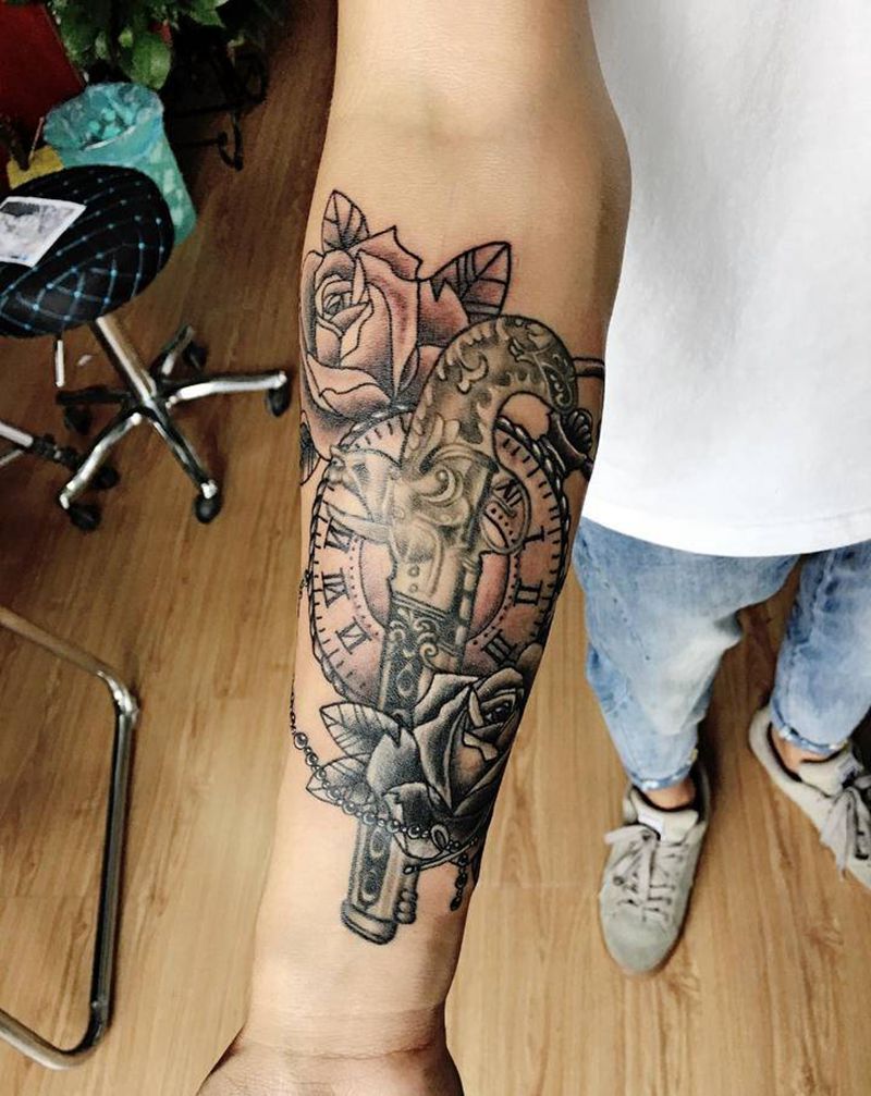 旧图添加纹身图片_手臂新传统纹身图案