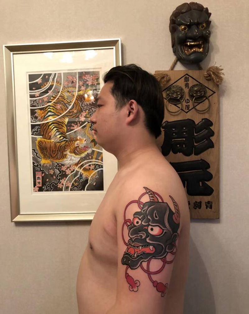 般若纹身图片_老传统纹身图案