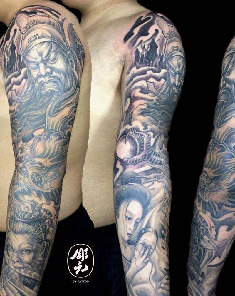 作品回顾纹身图片_手臂新传统纹身图案