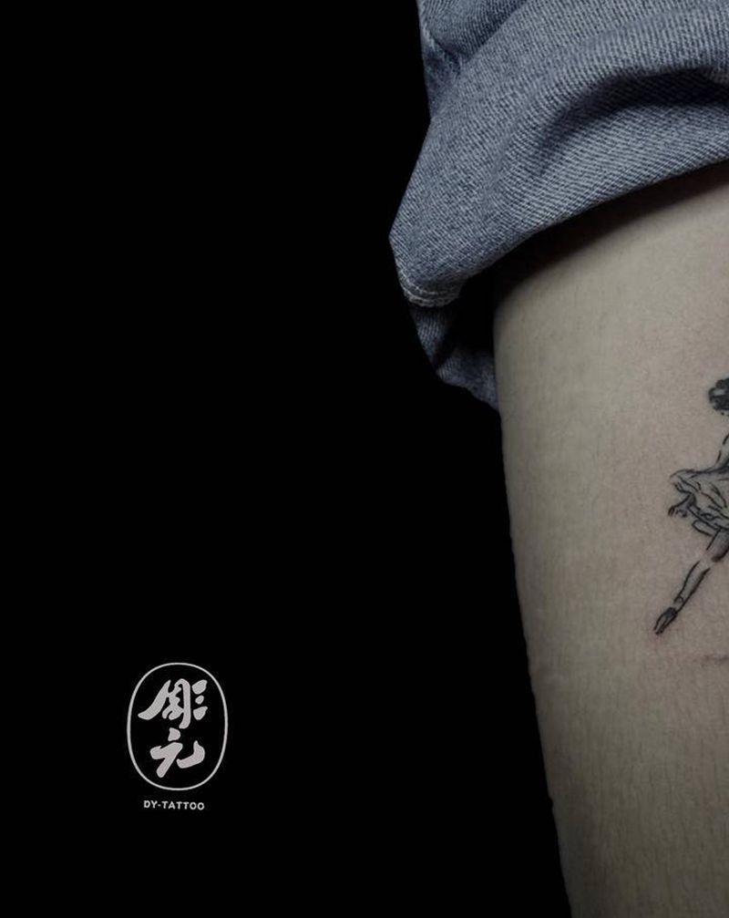 小图纹身图片_Old School纹身图案