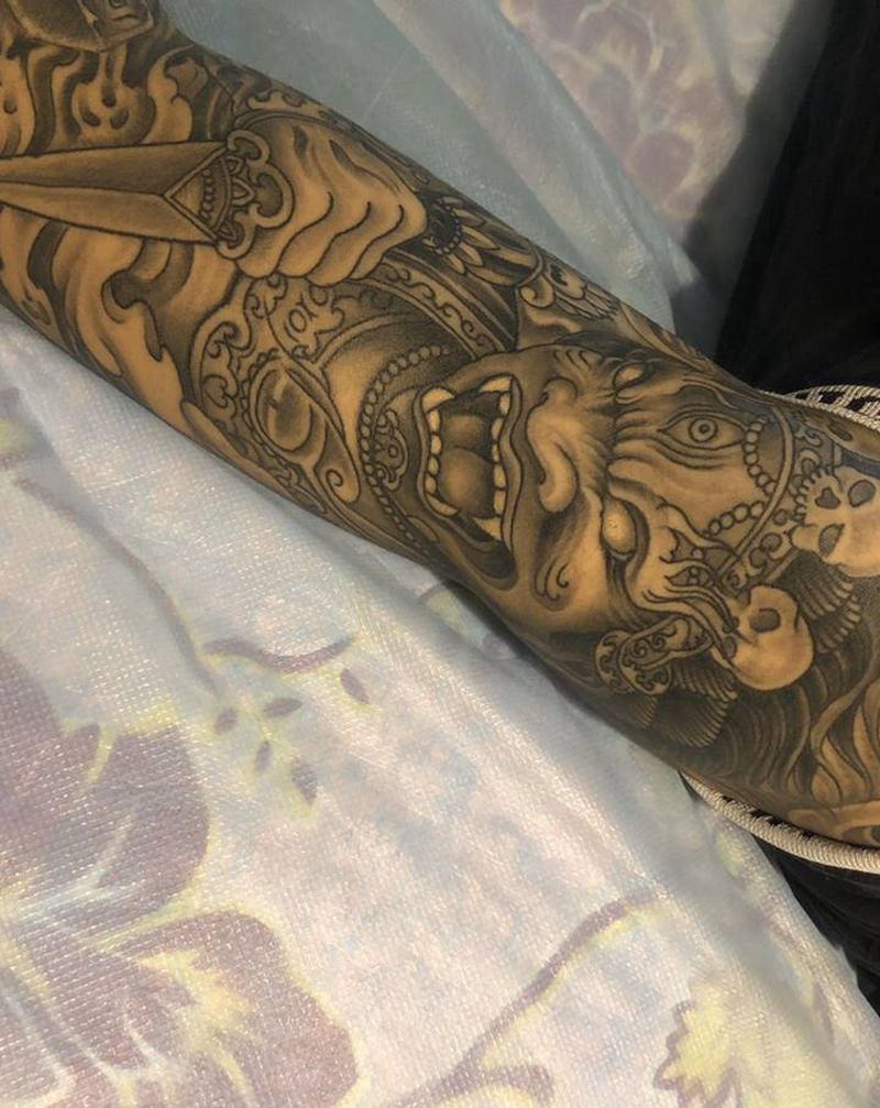 新传统纹身图片_新传统纹身图案