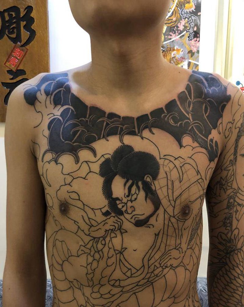 半成品纹身图片_老传统纹身图案