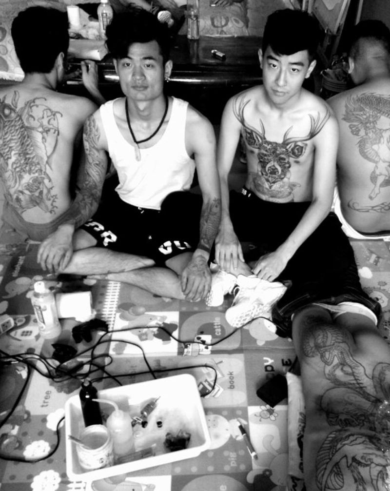 传统活纹身图片_老传统纹身图案