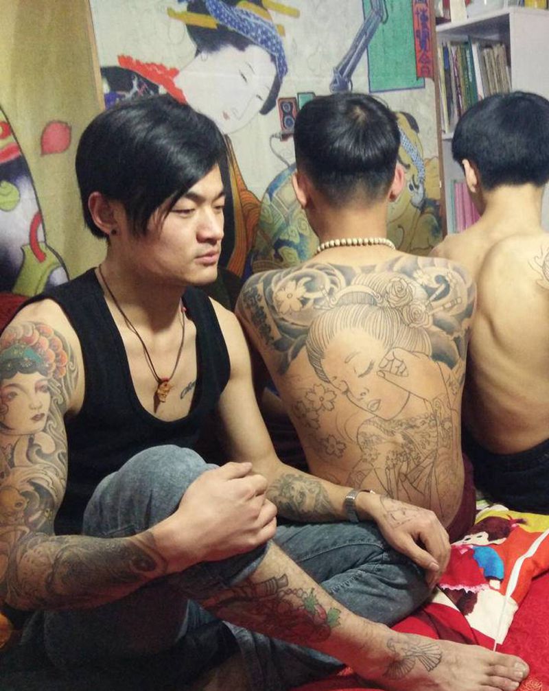 过去纹身图片_老传统纹身图案