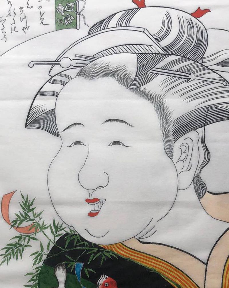 艺妓纹身图片_老传统纹身图案