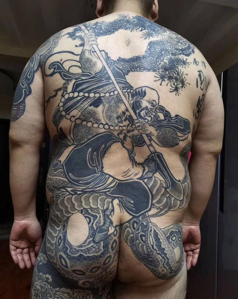 恩师作品纹身图片_老传统纹身图案