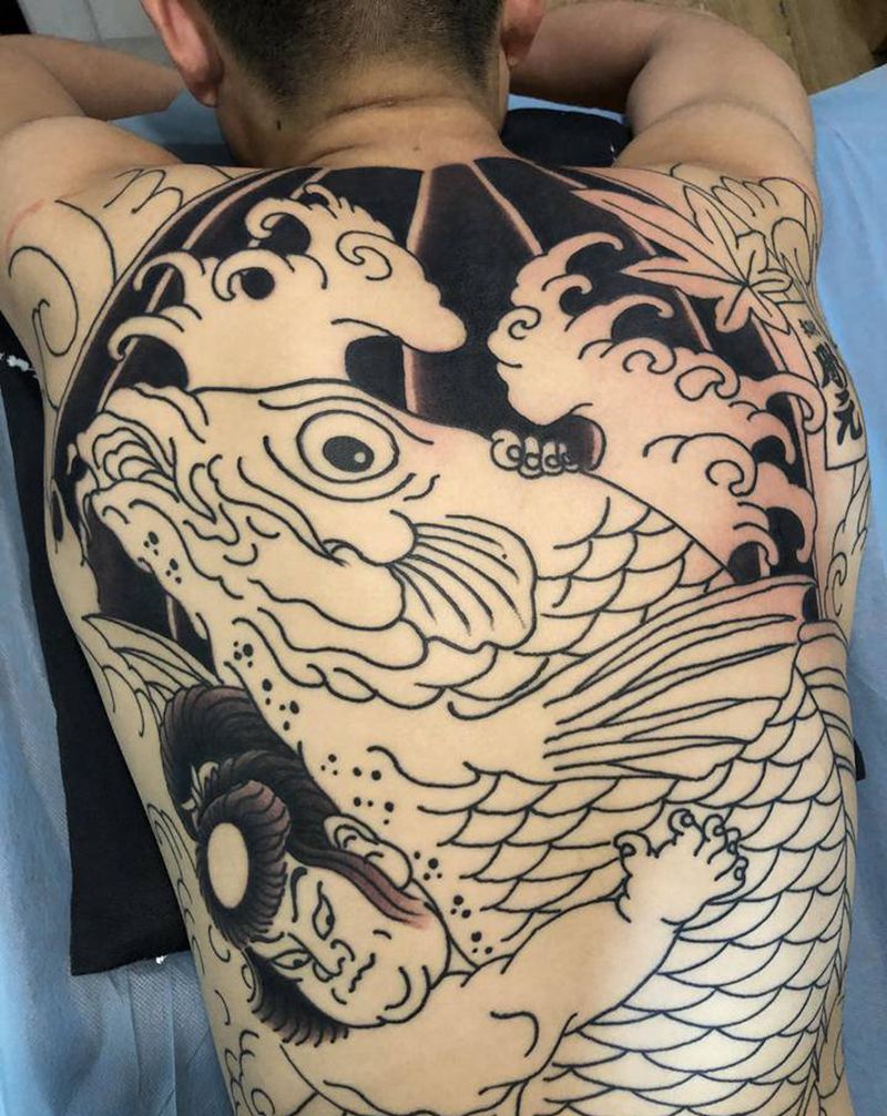 今工纹身图片_老传统纹身图案