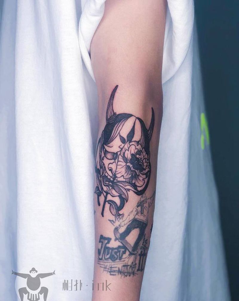 般若纹身图片_手臂纹身图案