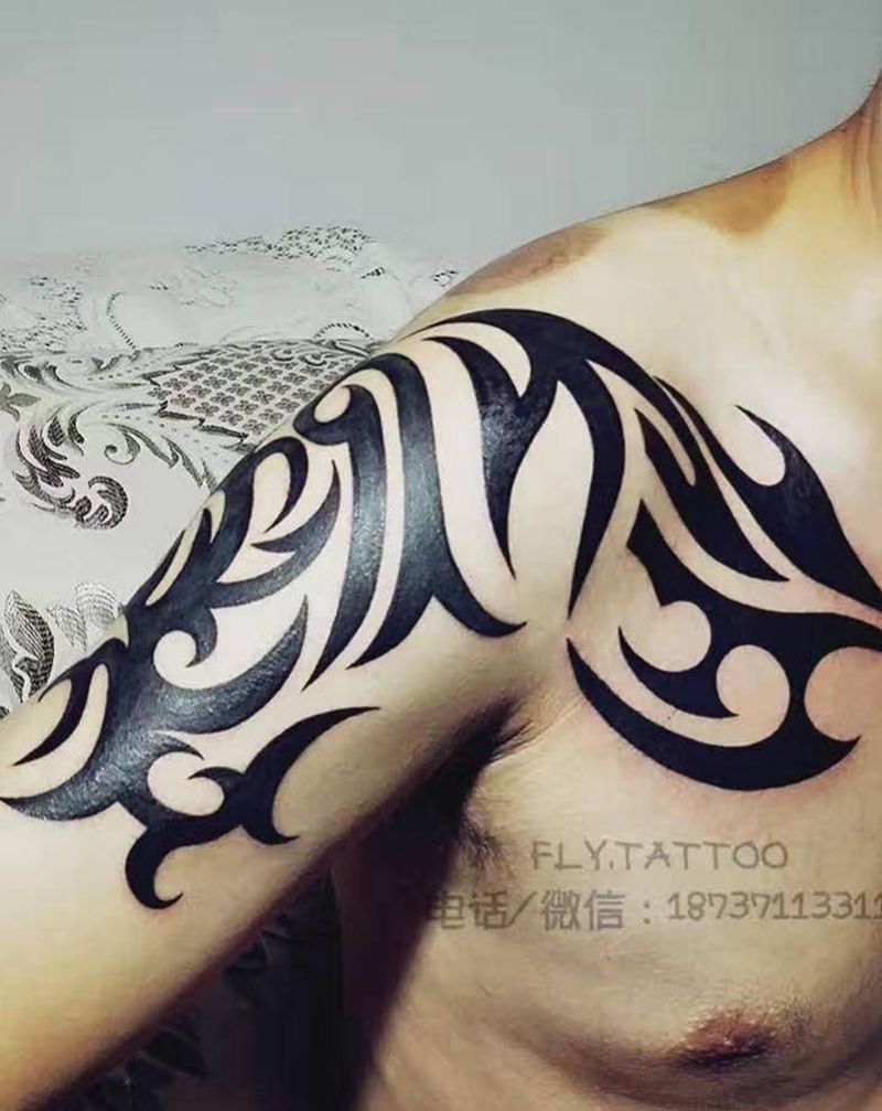 图腾（遮盖）纹身图片_手臂图腾纹身图案