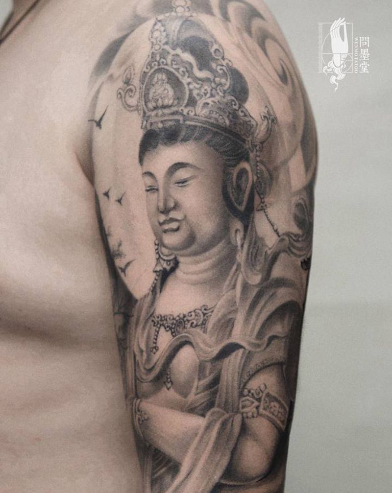 恢复后纹身图片_手臂新传统纹身图案