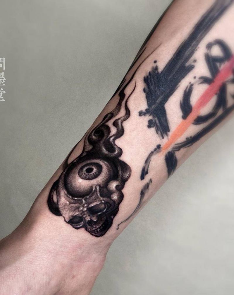 暗黑纹身图片_手臂纹身图案