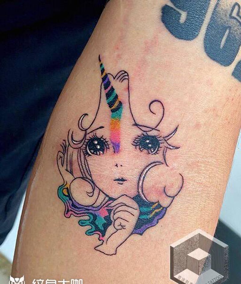 彩色纹身图片_手臂纹身图案