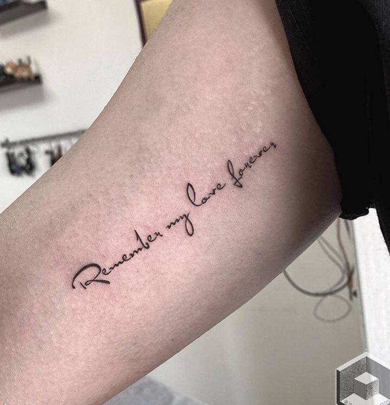 字母纹身图片_手臂纹身图案